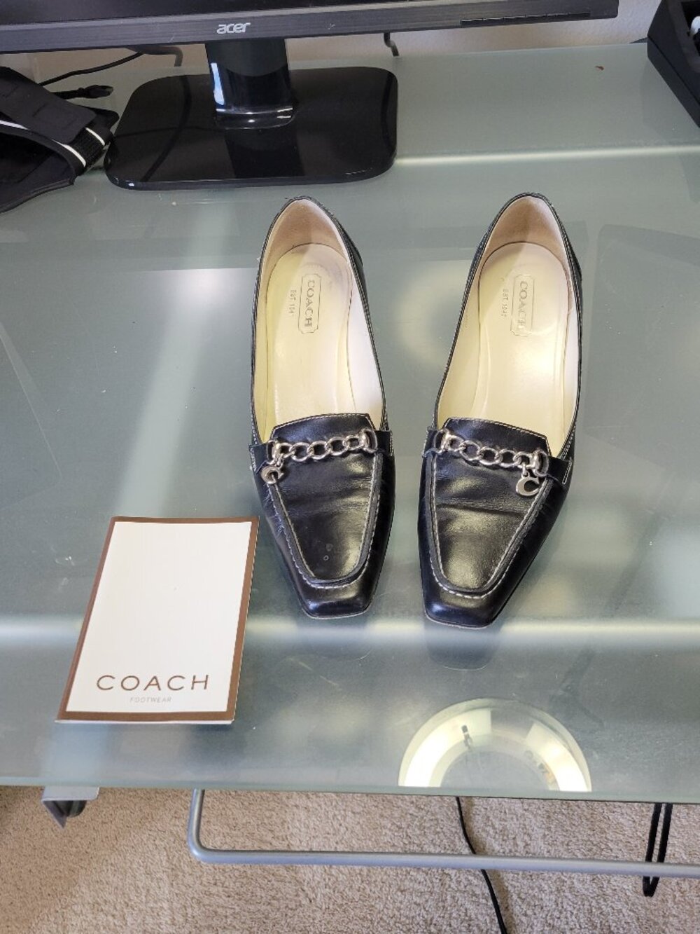 Coach A3785 Madaliene Calf Womens Shoes size 7.5